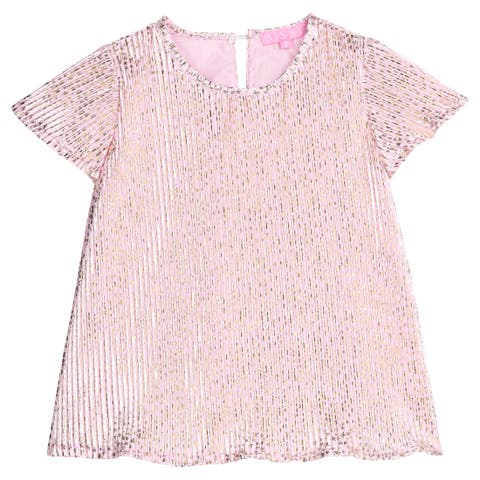 Kids' Metallic Crinkle Top (Toddler)