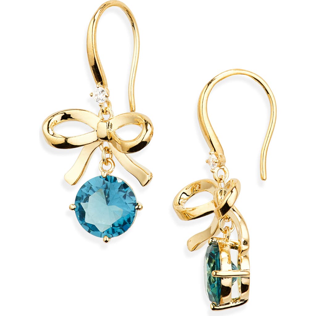 NADRI NADRI BOW DROP EARRINGS