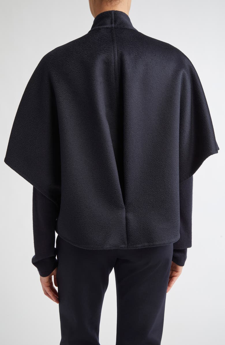 Max Mara Andalo Cashmere Cape, Alternate, color, Blu Marino