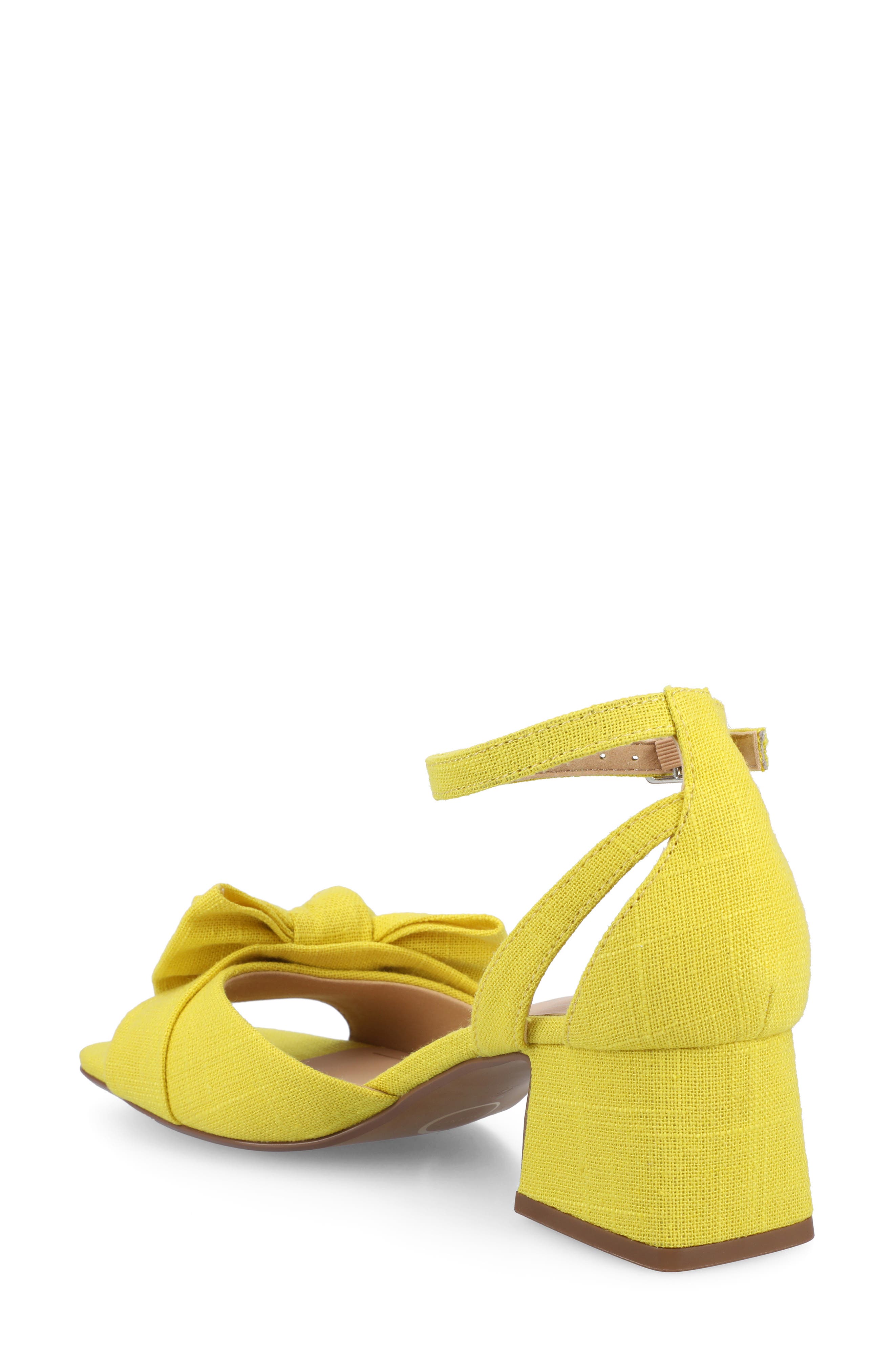 Zevi Bow Block Heel Sandal, Alternate, color, MANGO