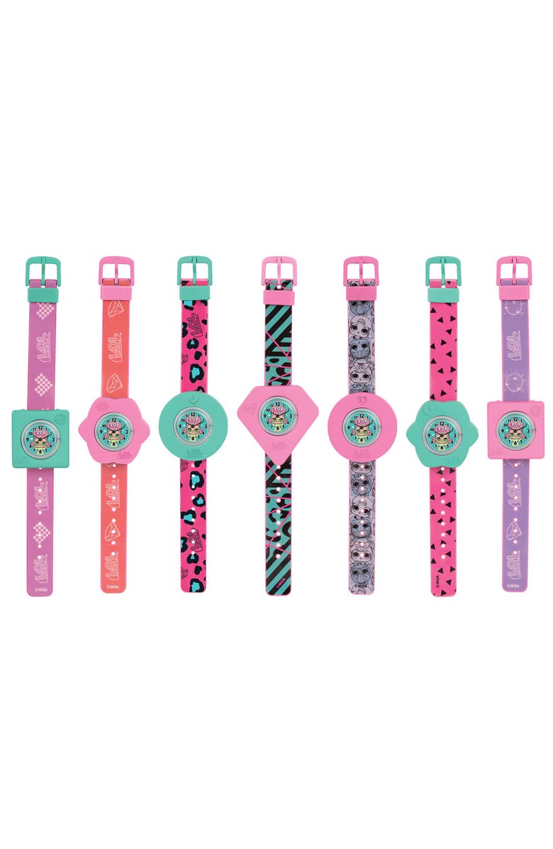 LOL Surprise 7 Day Fashion Watches Mix & Match Styles, Digital, Ages 3+, Alternate, color, Multicolored