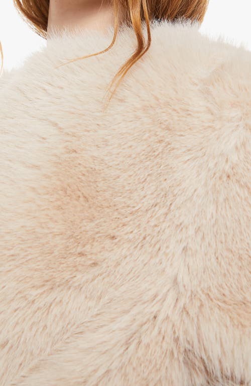 Mother The Polar Opposite Faux Fur Jacket In Neutral