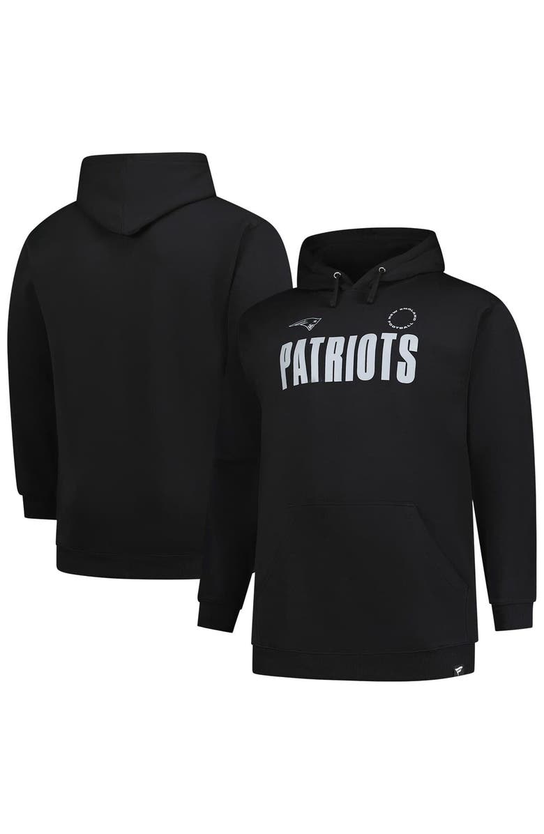 FANATICS Men's Fanatics Black New England Patriots Big & Tall Chip Shot Hoodie, Main, color, Black