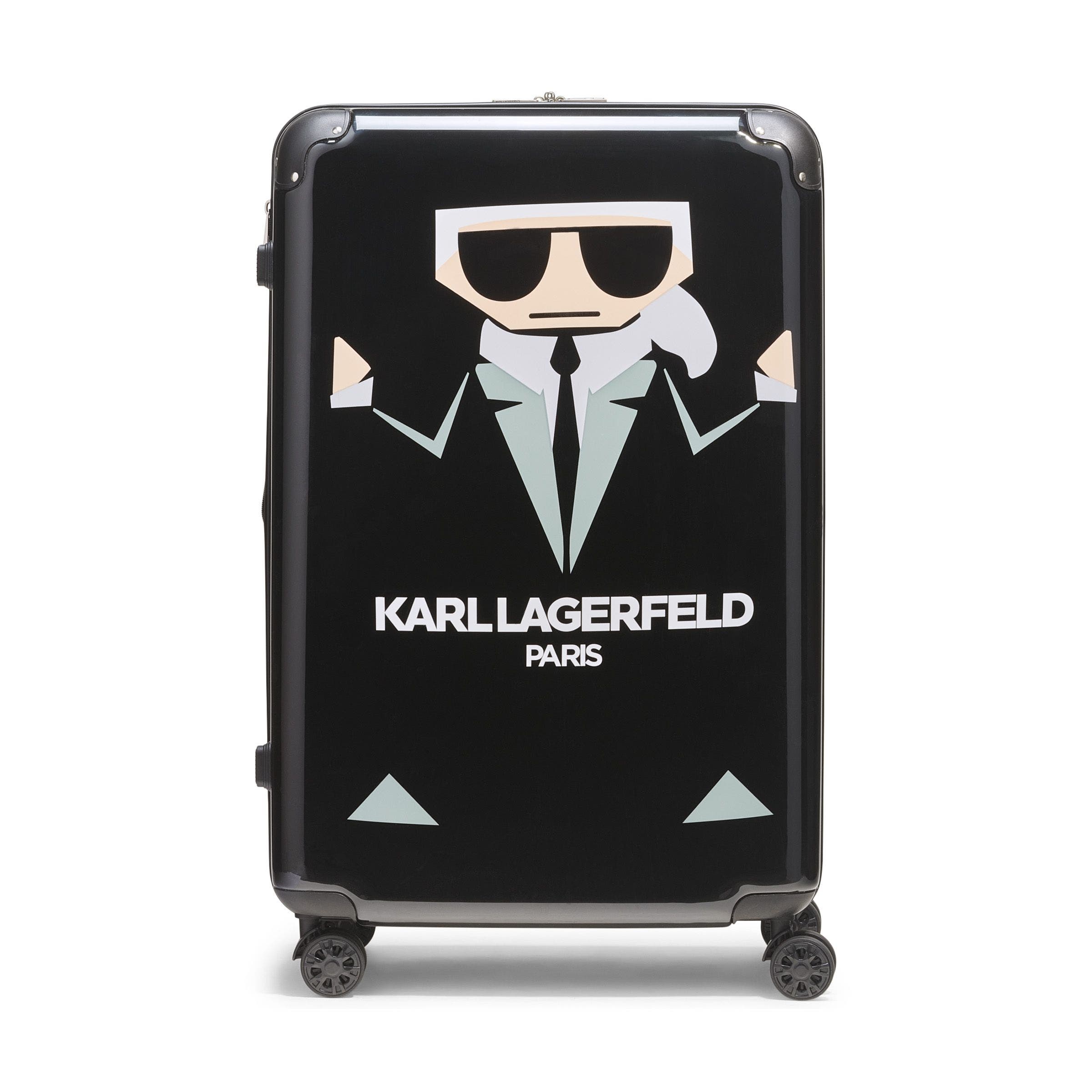 KARL LAGERFELD Karl in A Box Upright Suitcase, Main, color, 
