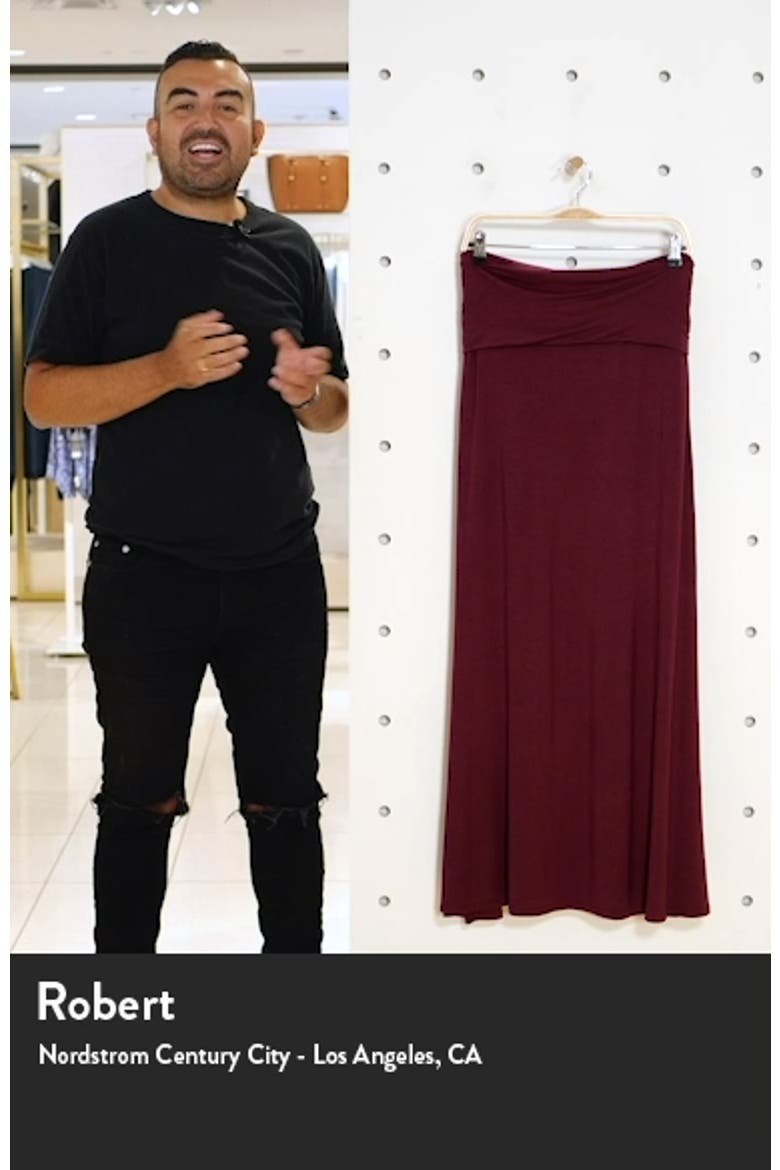 Fold Over Maxi Skirt video