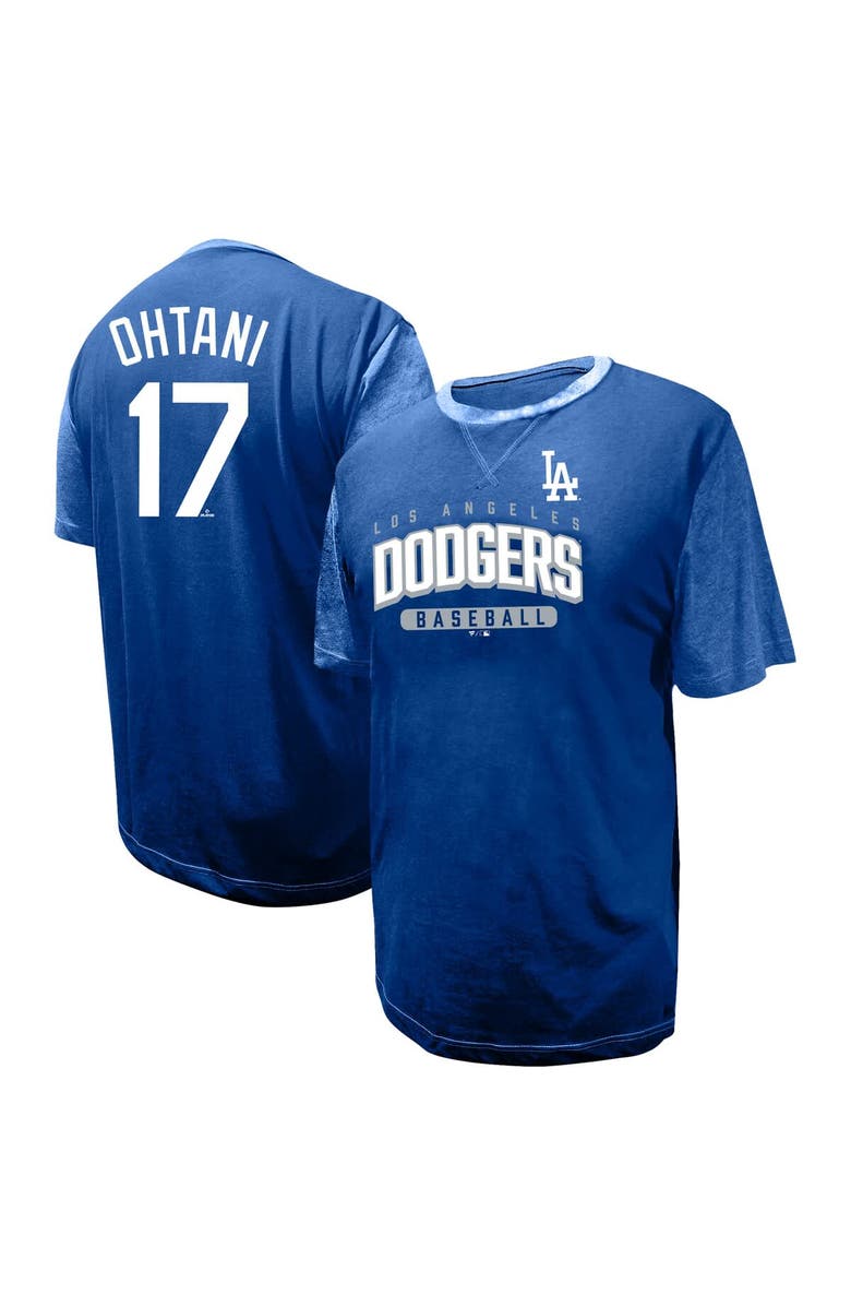 PROFILE Men's Profile Shohei Ohtani Royal Los Angeles Dodgers Big & Tall Name & Number T-Shirt, Main, color, Royal