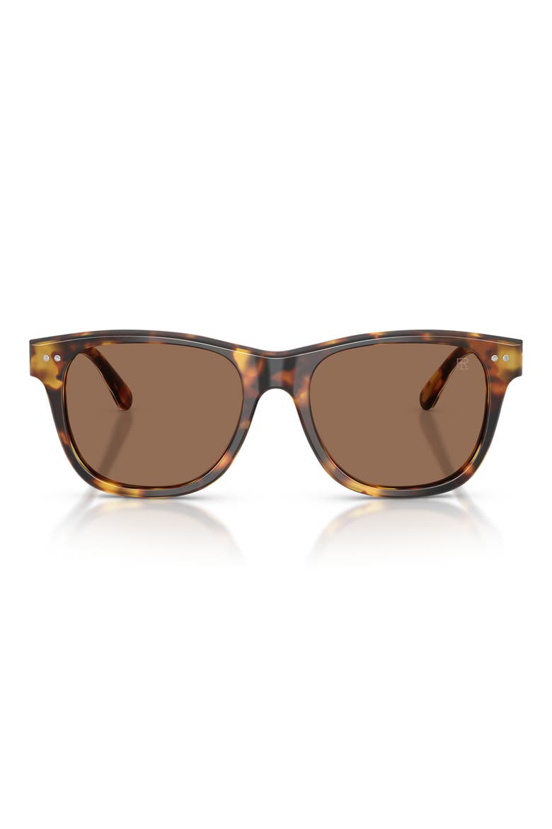 RL8239U 54mm Square Sunglasses, Main, color, ANTIQUE HAVANA / BROWN