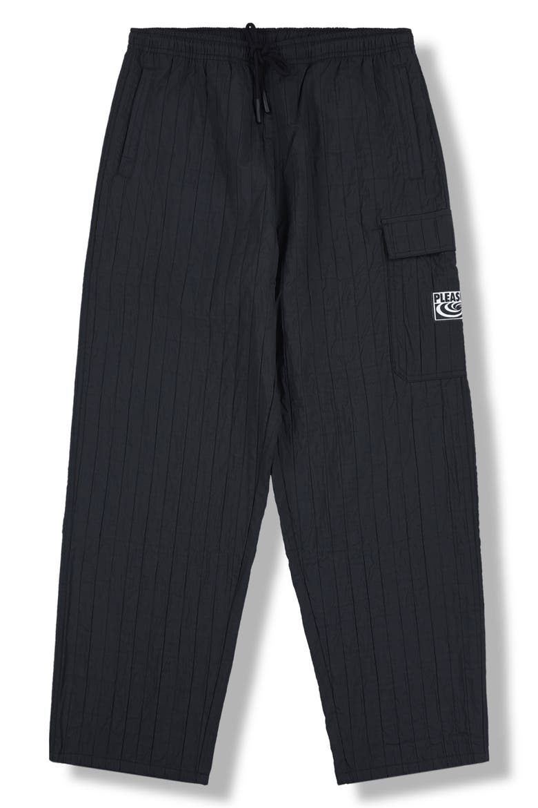 Rescue Pleated Cargo Pants, Alternate, color, BLACK