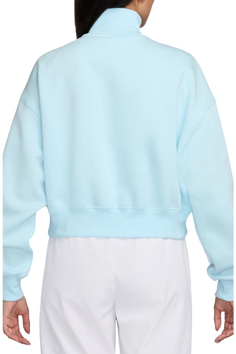 Sportswear Phoenix Fleece Crop Sweatshirt, Alternate, color, GLACIER BLUE/ SAIL