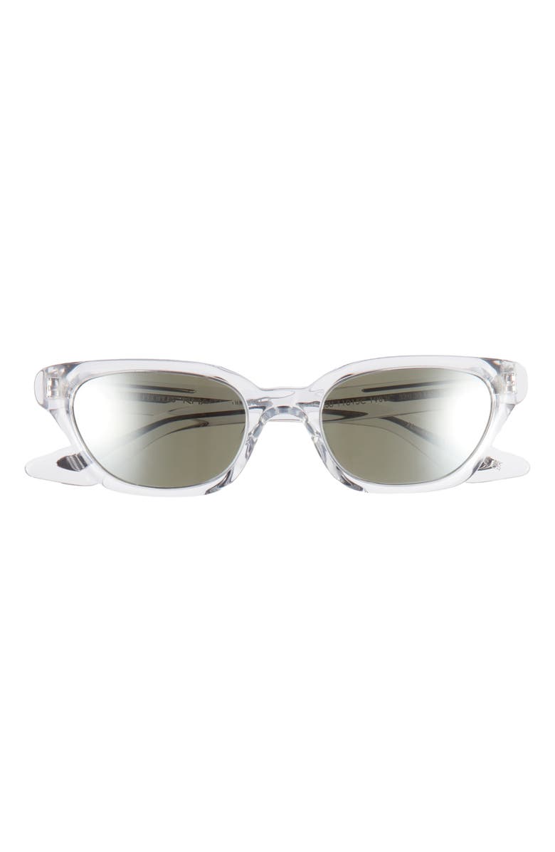 Oliver Peoples x KHAITE 1983C 52mm Cat Eye Sunglasses, Main, color, Crystal