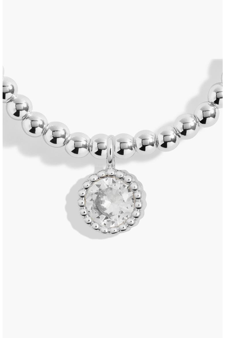 A Little '60th Birthday' Bracelet, Alternate, color, Metallic Silver