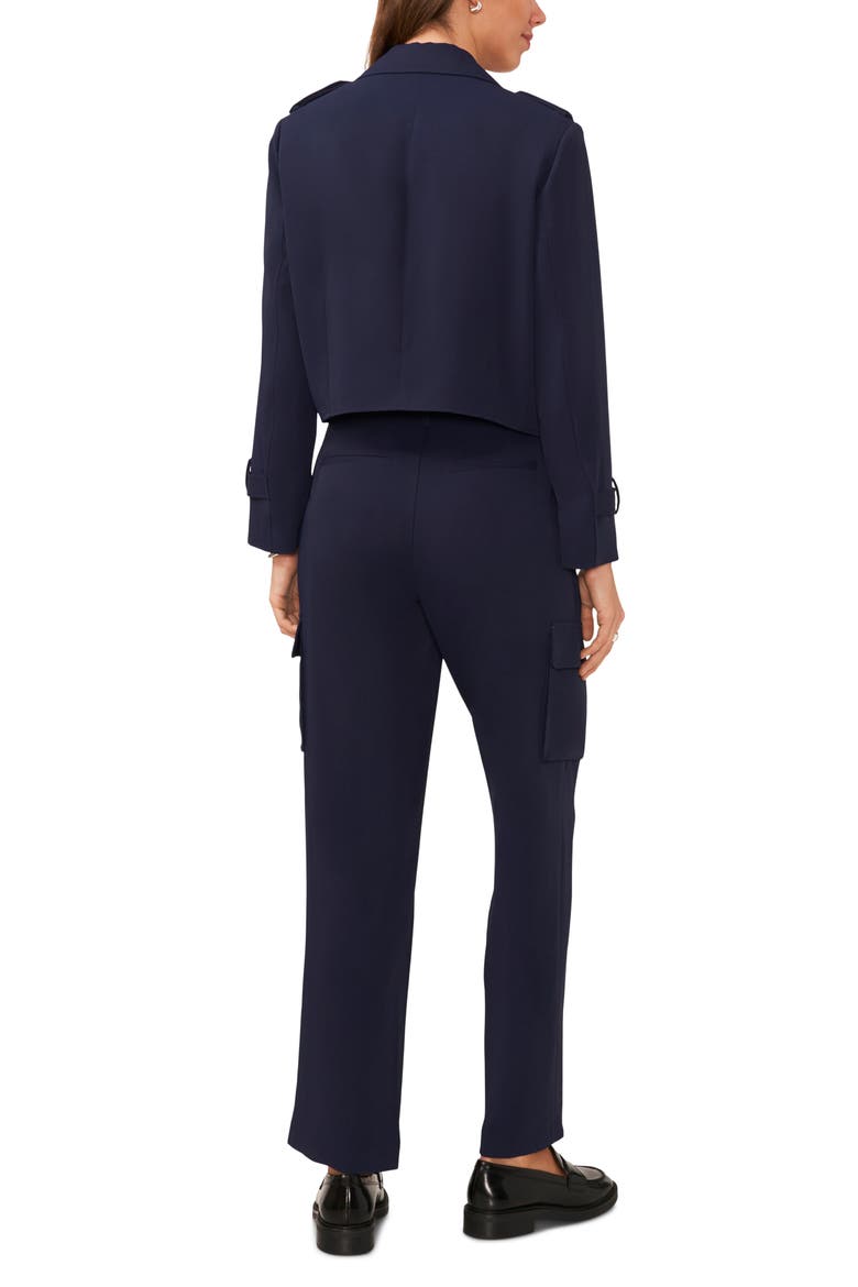 Crop Trench Jacket, Alternate, color, CLASSIC NAVY
