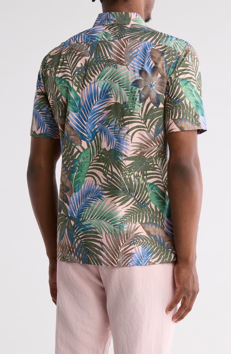 Tori Richard Canopy Short Sleeve Cotton Button-Up Shirt, Alternate, color,