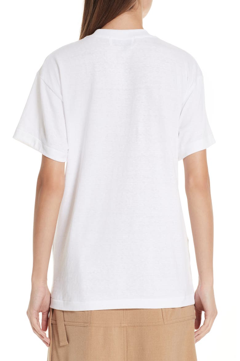 Wolf Print Tee, Alternate, color, WHITE
