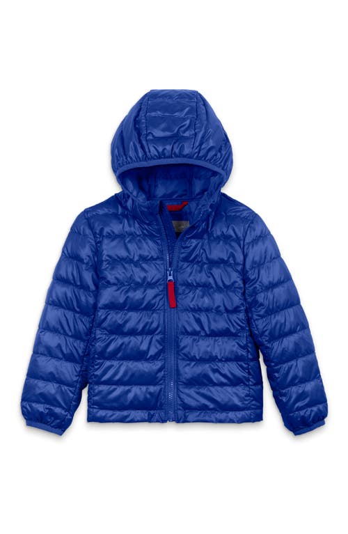 Primary Kids Lightweight Puffer Jacket In Blue