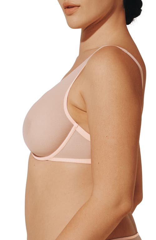 Thirdlove Bare Underwire Mesh Bra In Pink