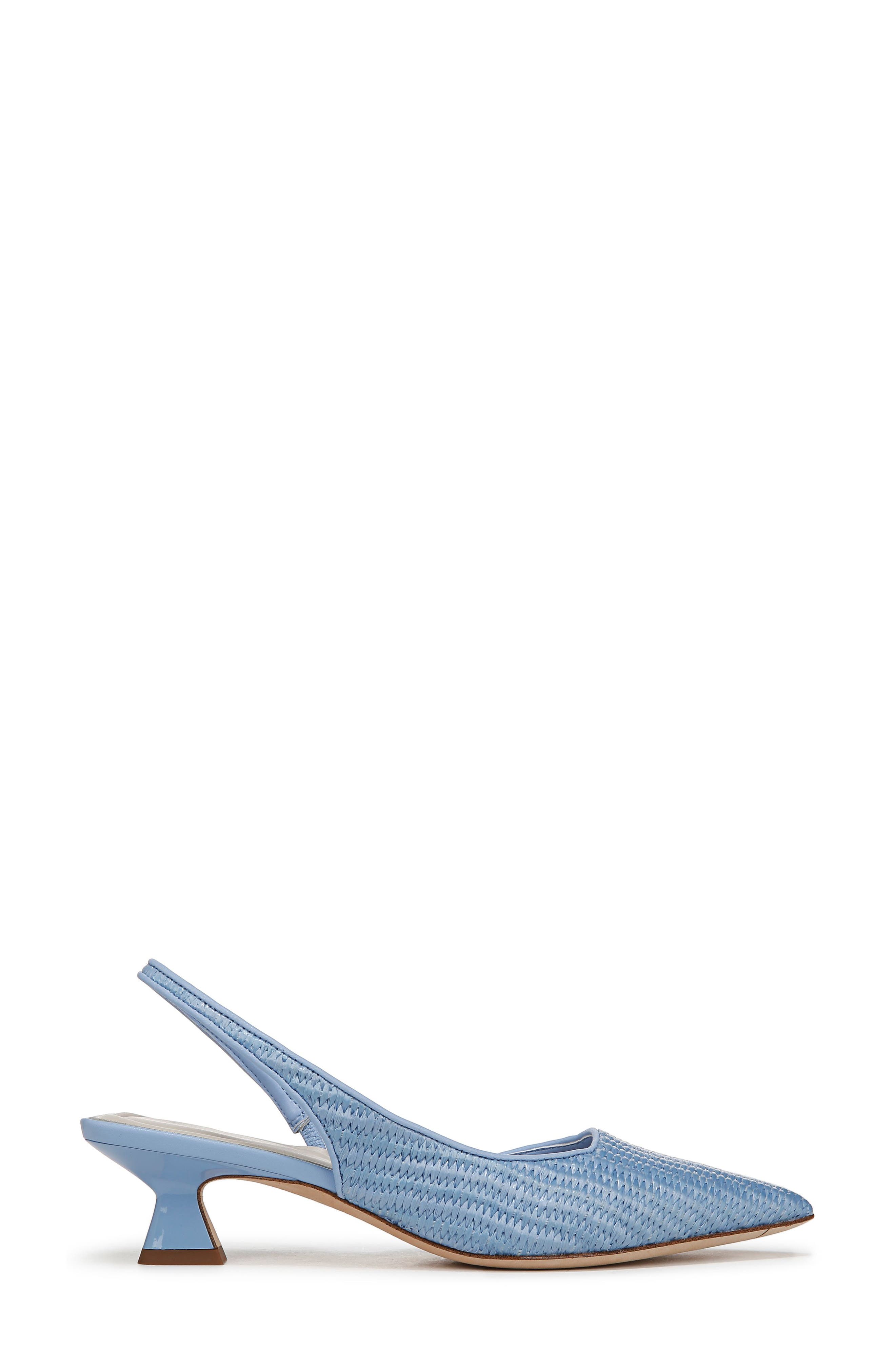Devin Kitten Heel Slingback Pump, Alternate, color, BLUE