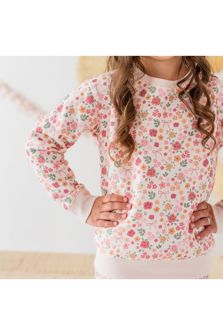 Berry Floral Sweatshirt, Alternate, color, Mauve