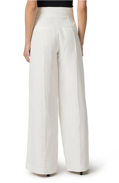 Paige Greyson Linen Blend High-rise Wide-leg Pants