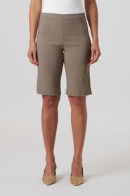 Franne Golde Slim Stretch Bermuda Short