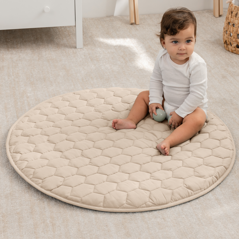 Premium Play Mat with Non-Slip Bottom, Round