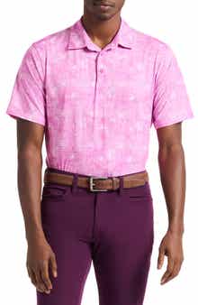 Robert Graham Norlen Geo Pattern Performance Golf Polo