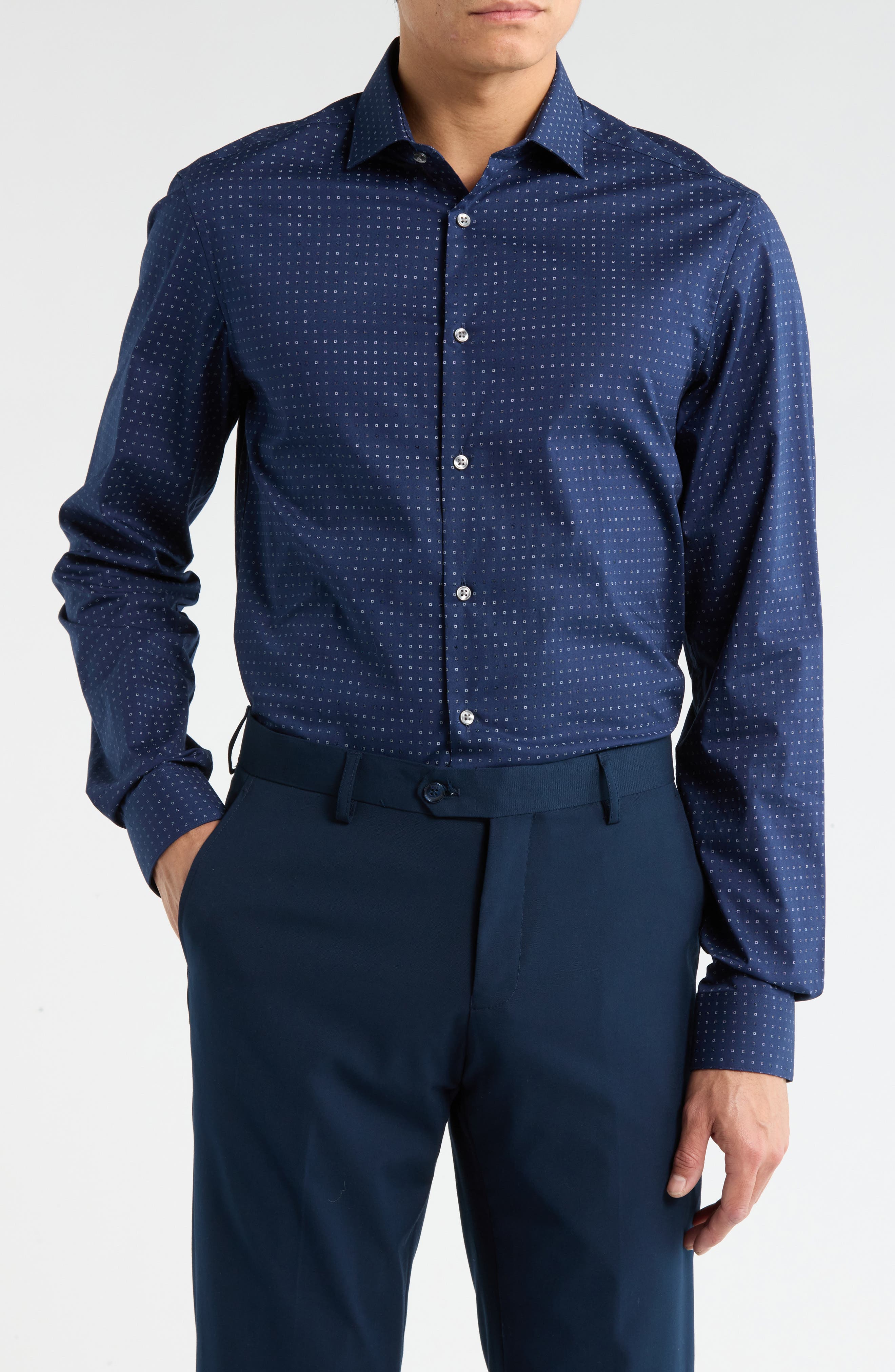 Calvin Klein Slim Fit Stretch Dress Shirt