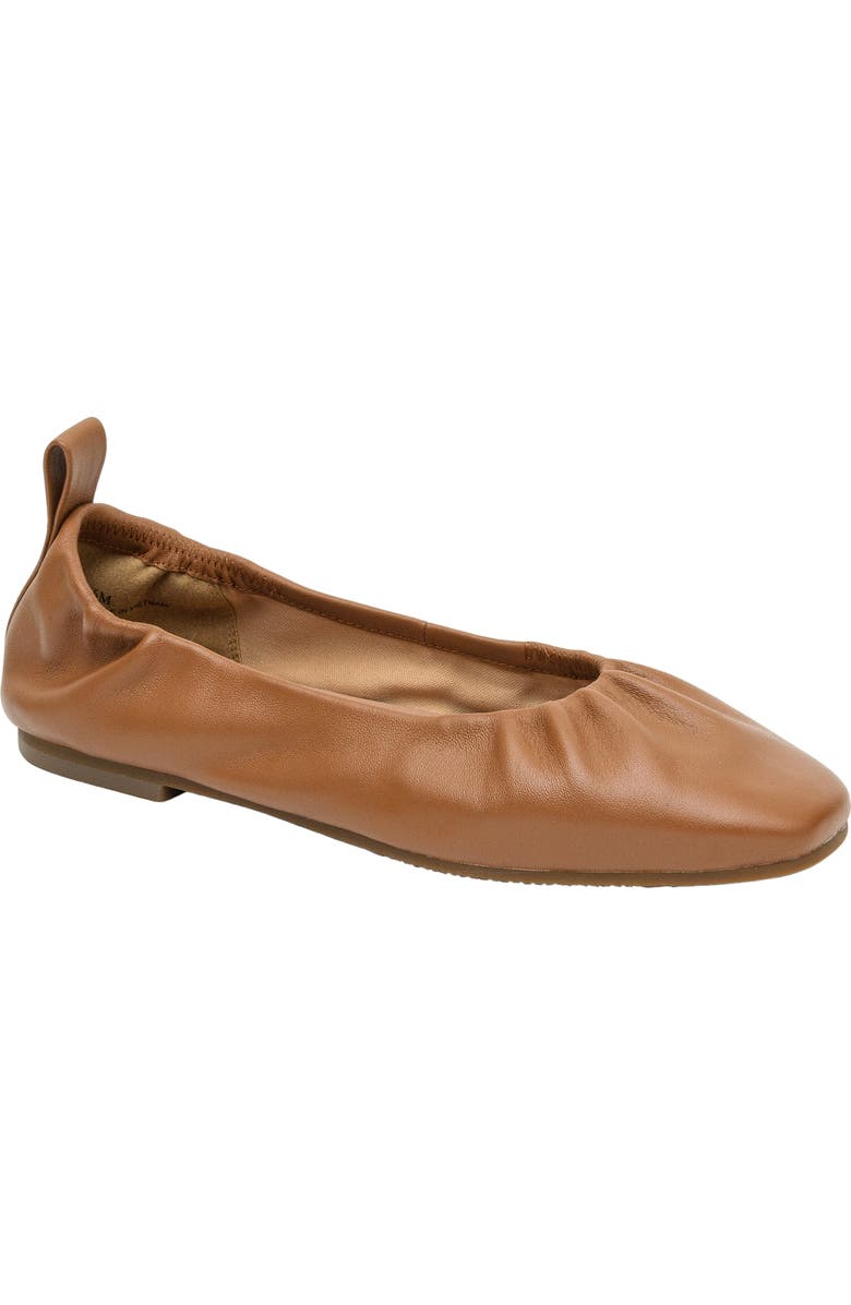 Linea Paolo Newry Ballet Flat, Main, color, Cognac