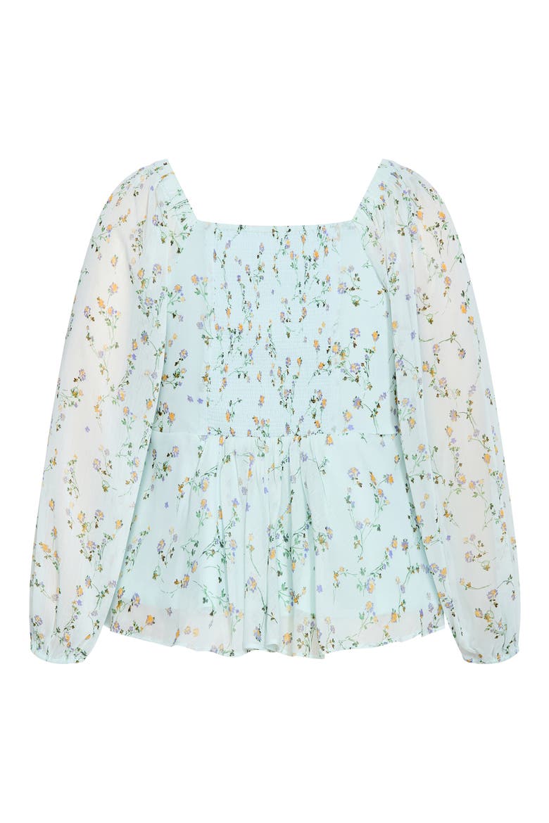 Ditsy Ruffle Top, Alternate, color, SWEET DITSY