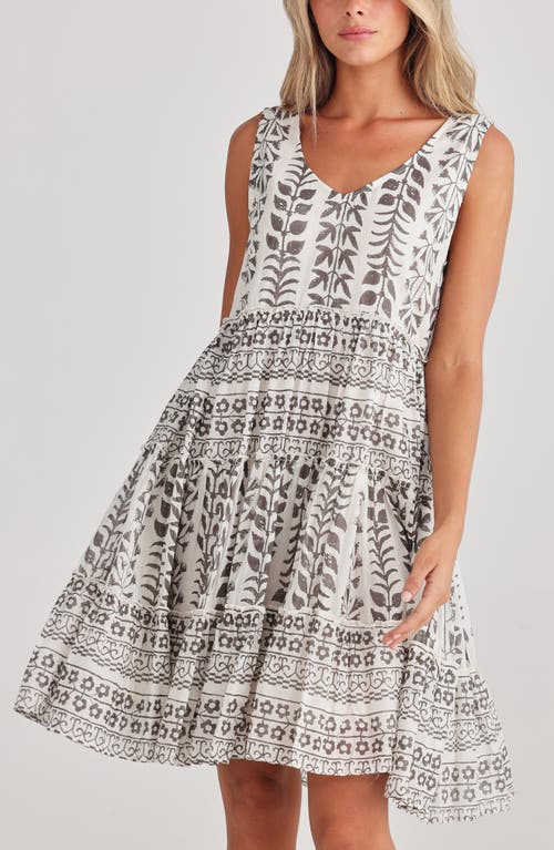 Talisman The Label Lucky Charm Cotton Voile Sundress In Paro