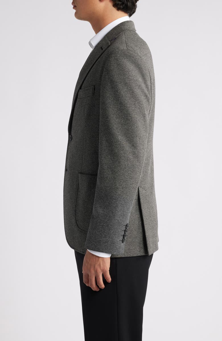GRUNER 1949 Alfi Pin Dot Knit Sport Coat, Alternate, color, Grey/ Black