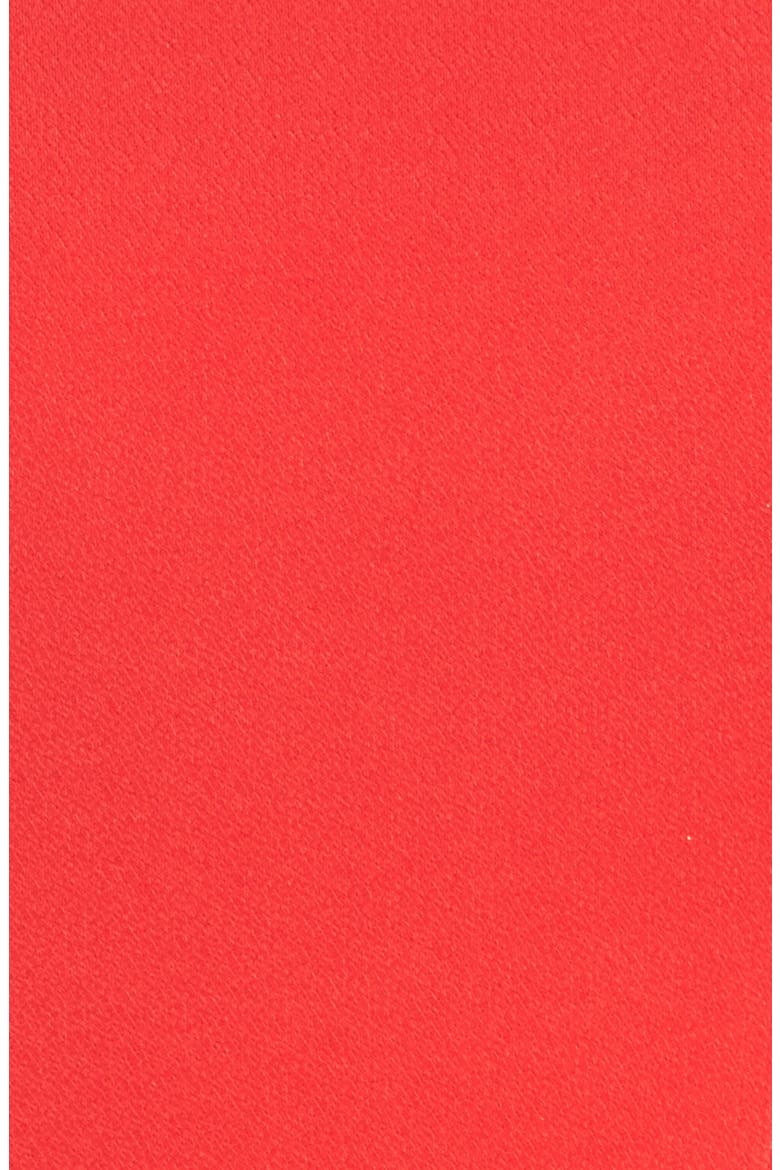 Cold Shoulder Crepe Sheath Dress, Alternate, color, RED