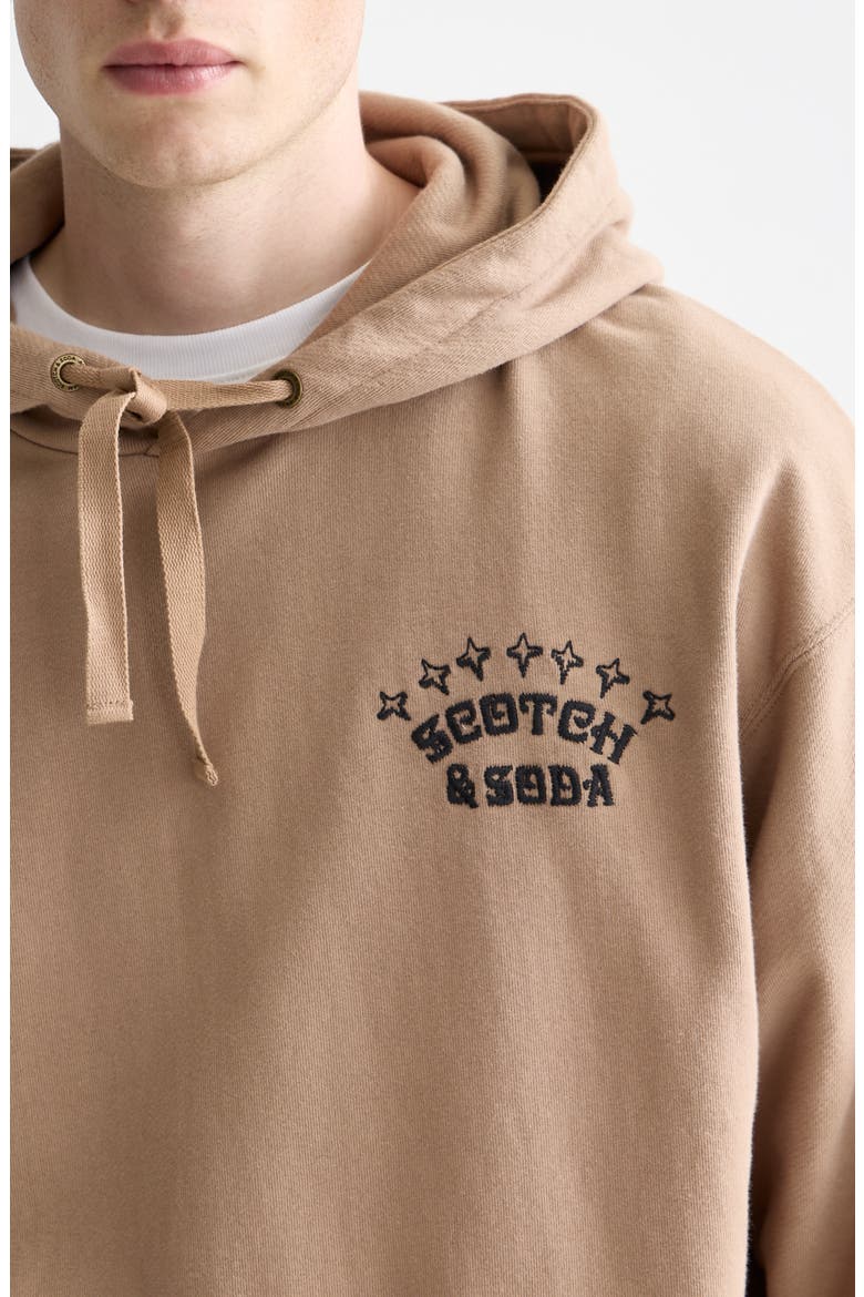 Relaxed Fit Logo Cotton Fleece Hoodie, Alternate, color, AMPHORA