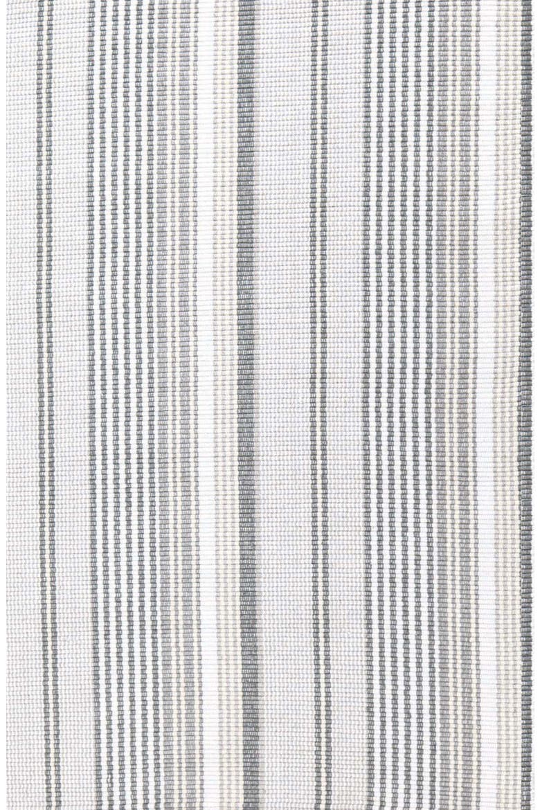 'Gradation Ticking' Rug, Alternate, color, GREY/ MULTI