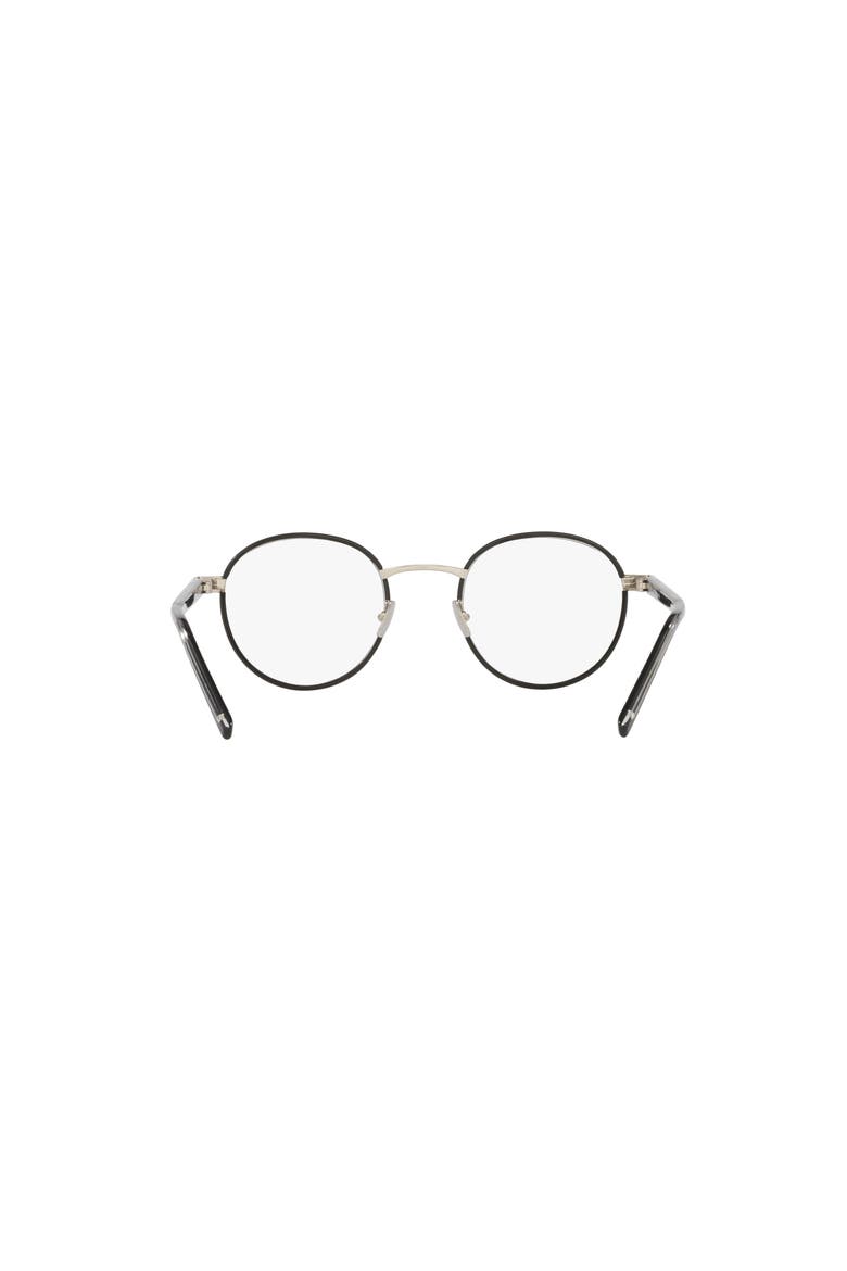 49mm Round optical glasses, Alternate, color, Black