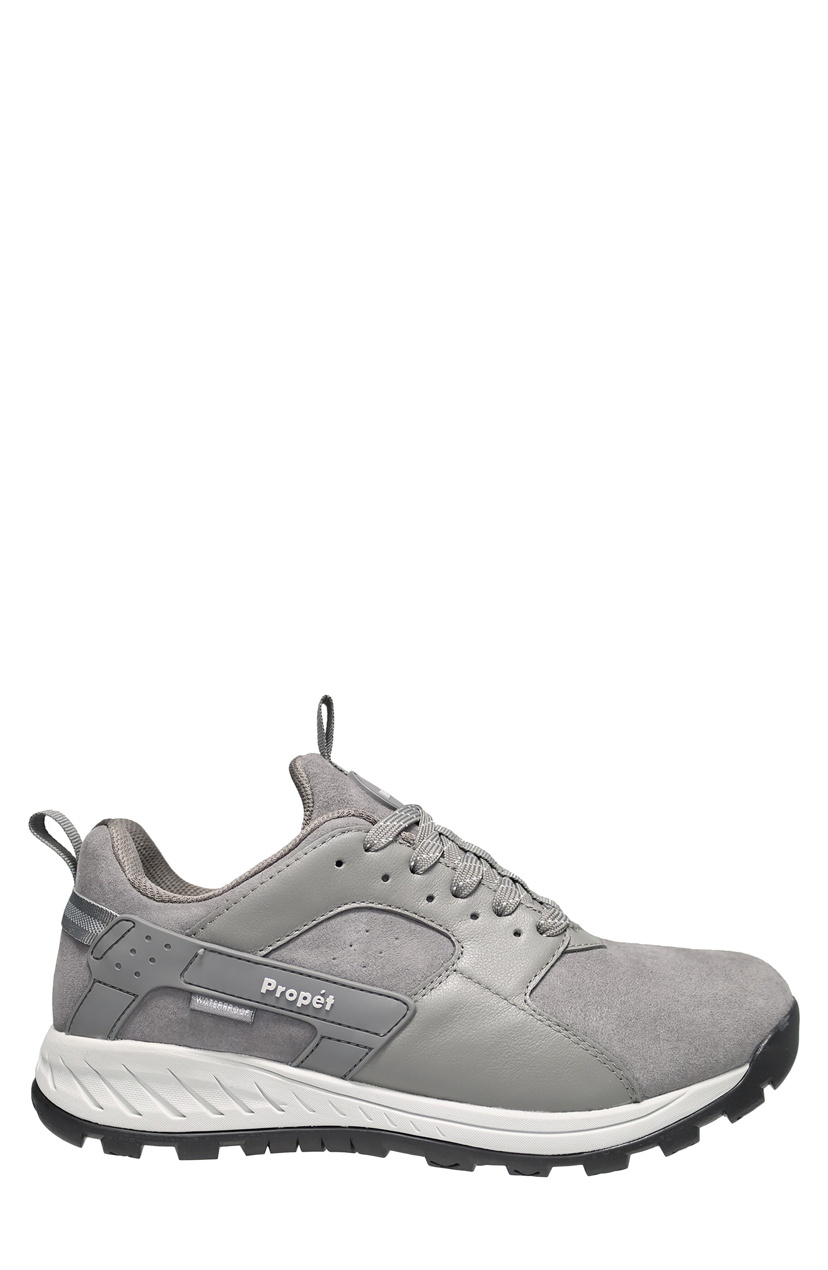 Visp Waterproof Hiking Shoe, Alternate, color, GREY SUEDE