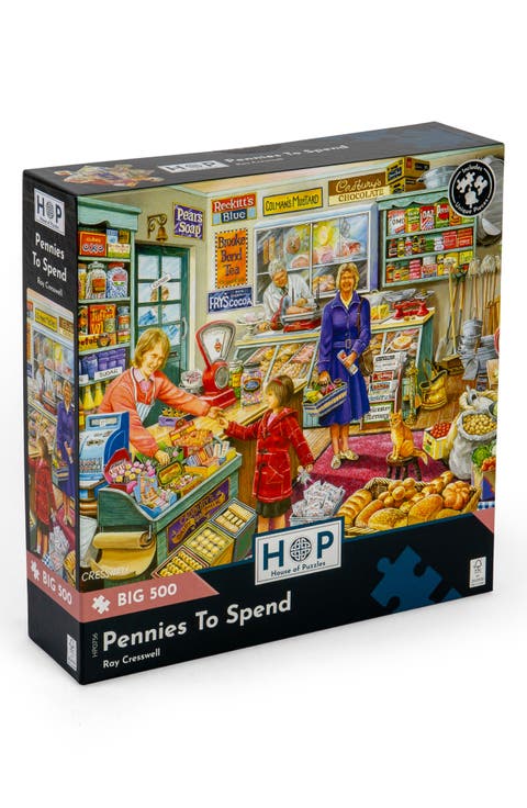 Pennies to Spend Big 500-Piece Jigsaw Puzzle