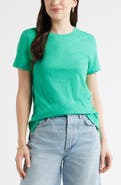 Caslon® Cotton Blend Crewneck T-Shirt