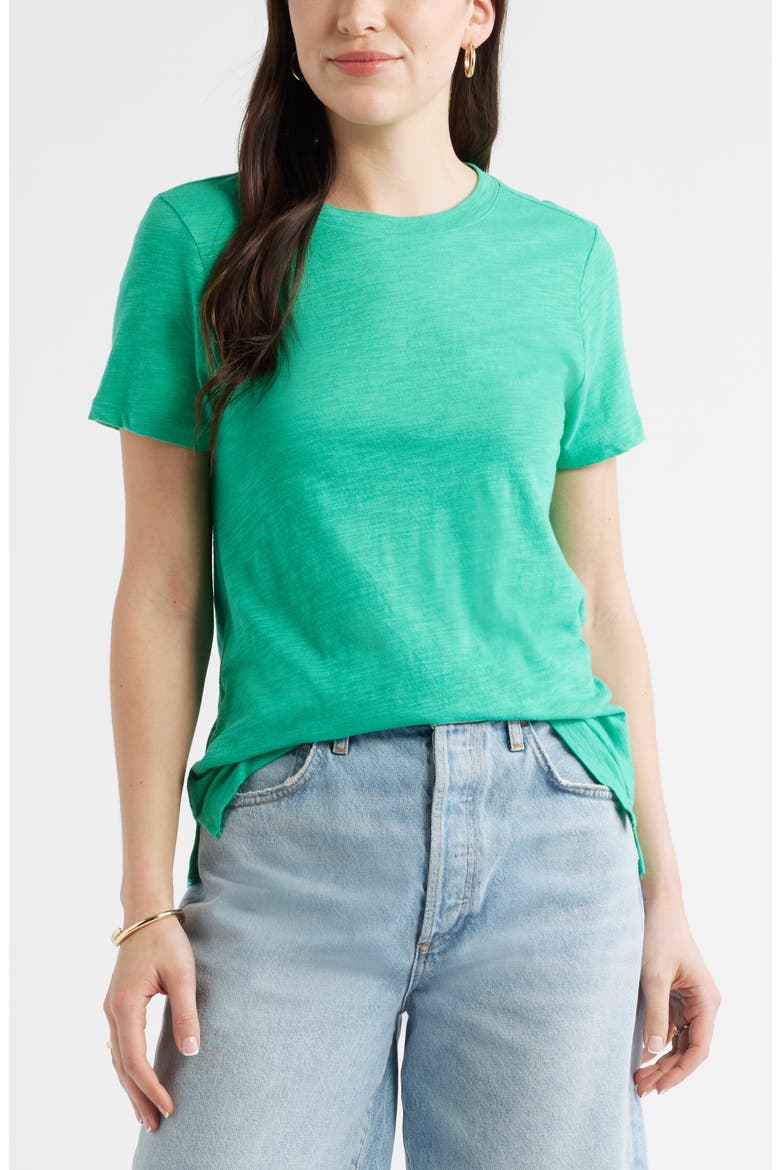 Cotton Blend Crewneck T-Shirt video