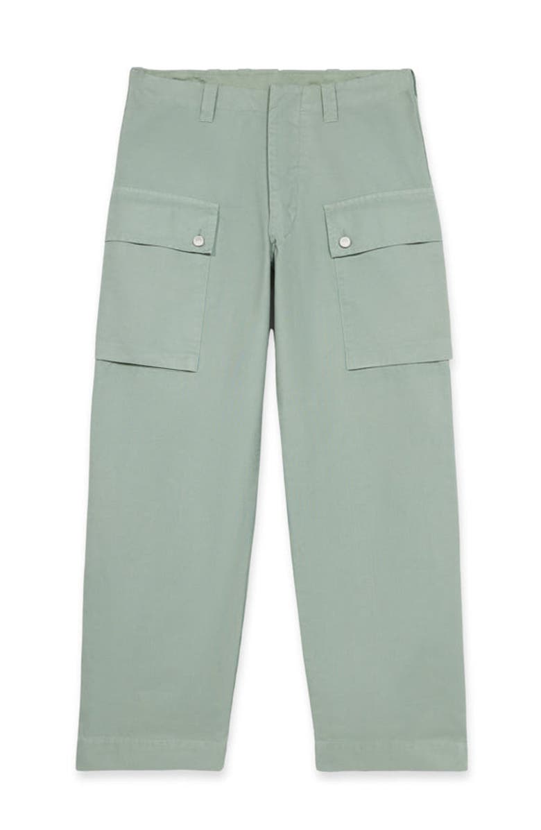 Fortela Mott Cargo Cotton Trousers, Main, color, Aqua Green