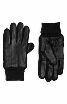 Leather & Knit Gloves