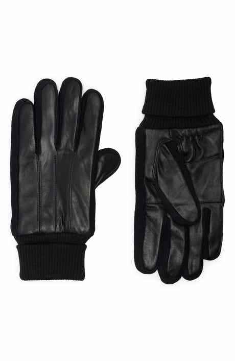 Leather & Knit Gloves
