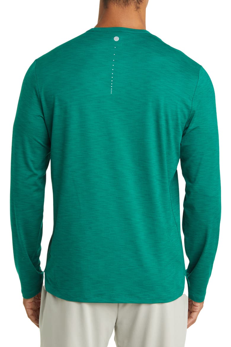 Perform Train Long Sleeve T-Shirt, Alternate, color, GREEN AVENTURINE