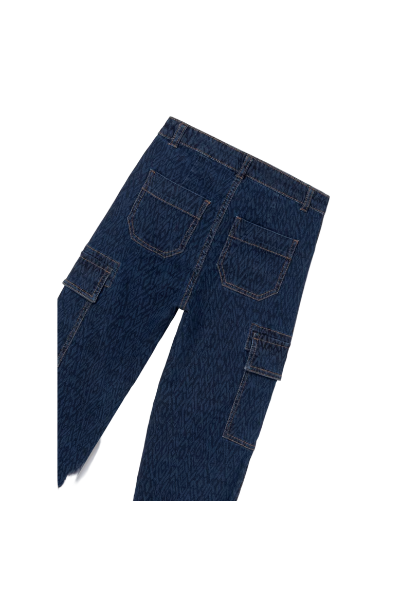 Cargo Jeans, Alternate, color, Blue Denim