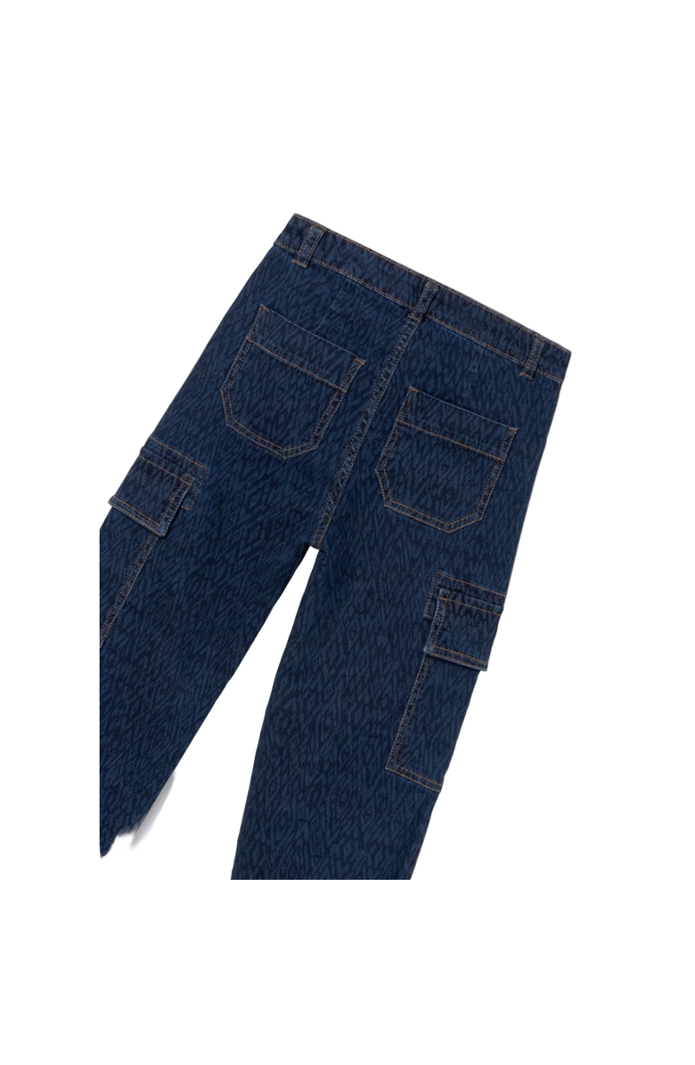 Mayoral Cargo Jeans, Alternate, color, Blue Denim