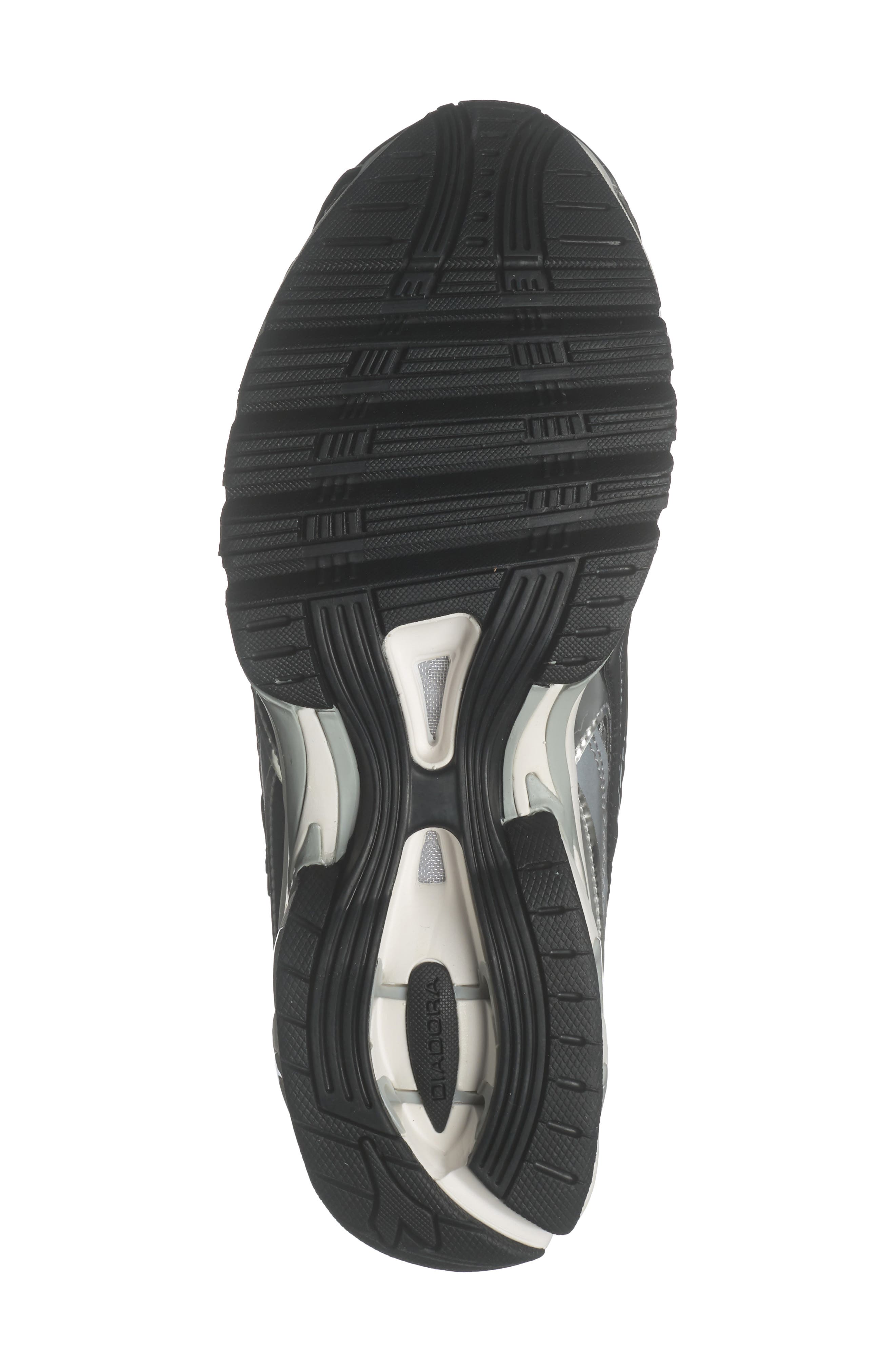 Diadora Gender Inclusive Mythos Propulsion 280 Strap Sneaker, Alternate, color, Silver Dd/ Black