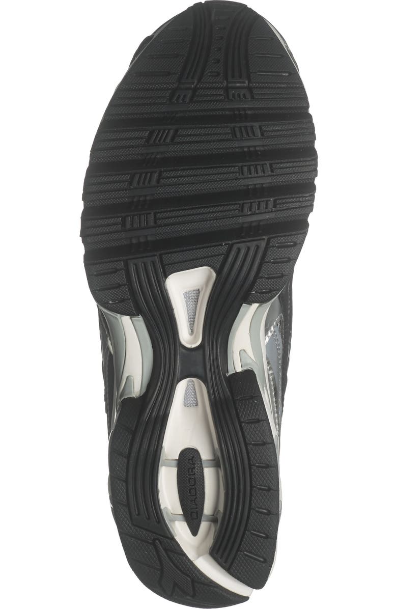 Diadora Gender Inclusive Mythos Propulsion 280 Strap Sneaker, Alternate, color, Silver Dd/ Black