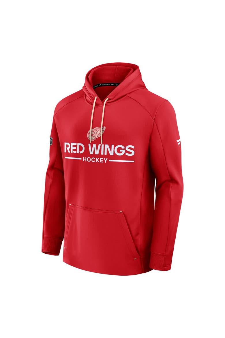 Men's Fanatics Red Detroit Red Wings Authentic Pro Centennial Rink Hoodie, Alternate, color, Red