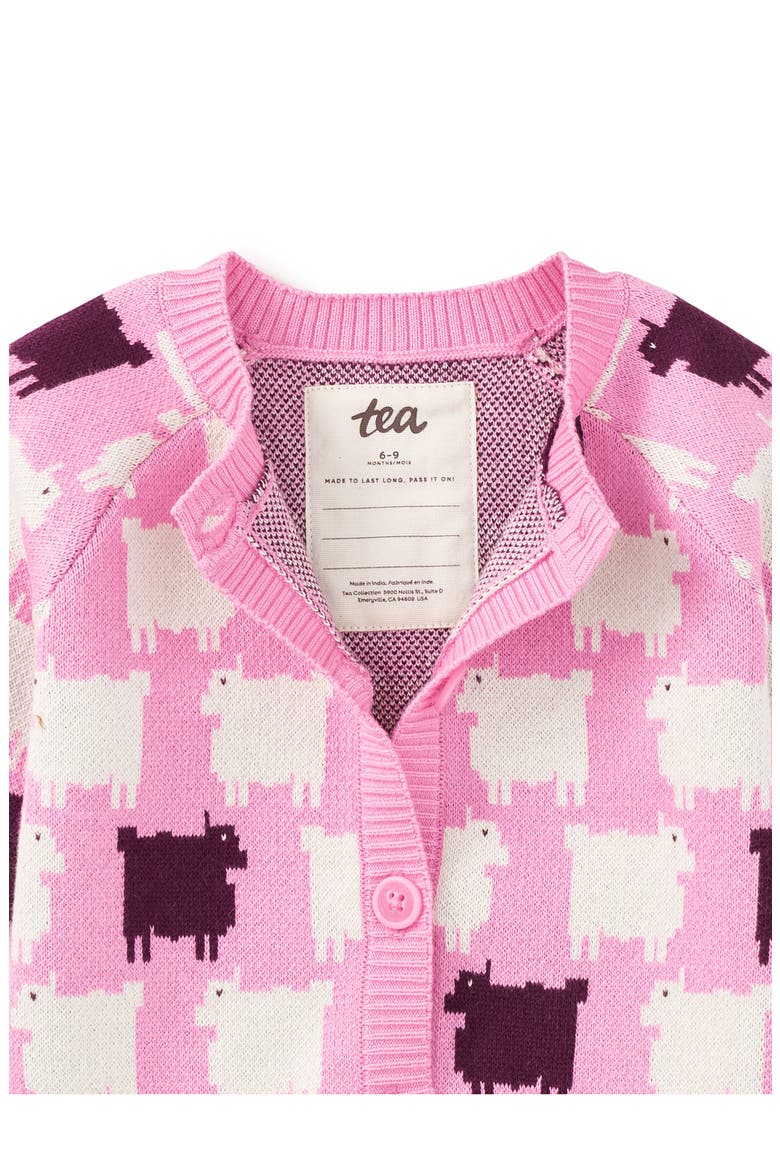 Baa Baa Black Sheep Cardigan, Alternate, color, Baa Baa Black Sheep
