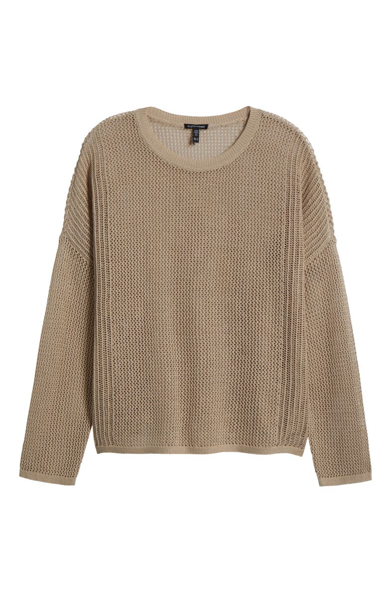 Eileen Fisher Open Stitch Sweater, Main, color,